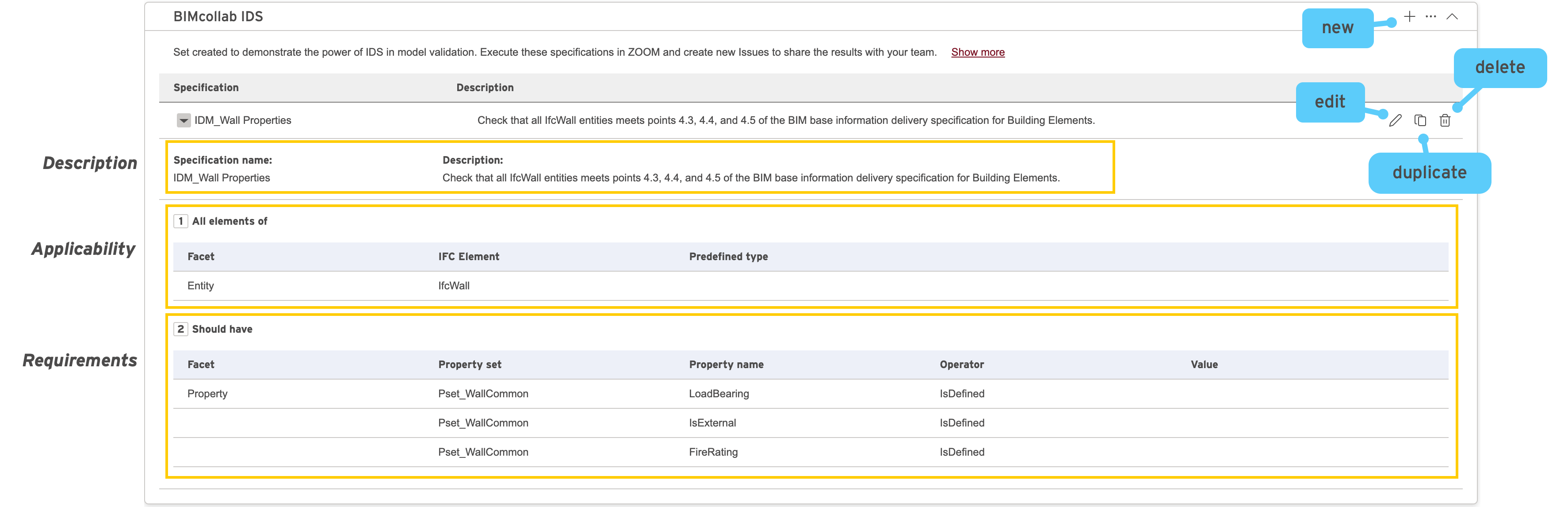 Create An IDS (Information Delivery Specification) In BIMcollab Nexus