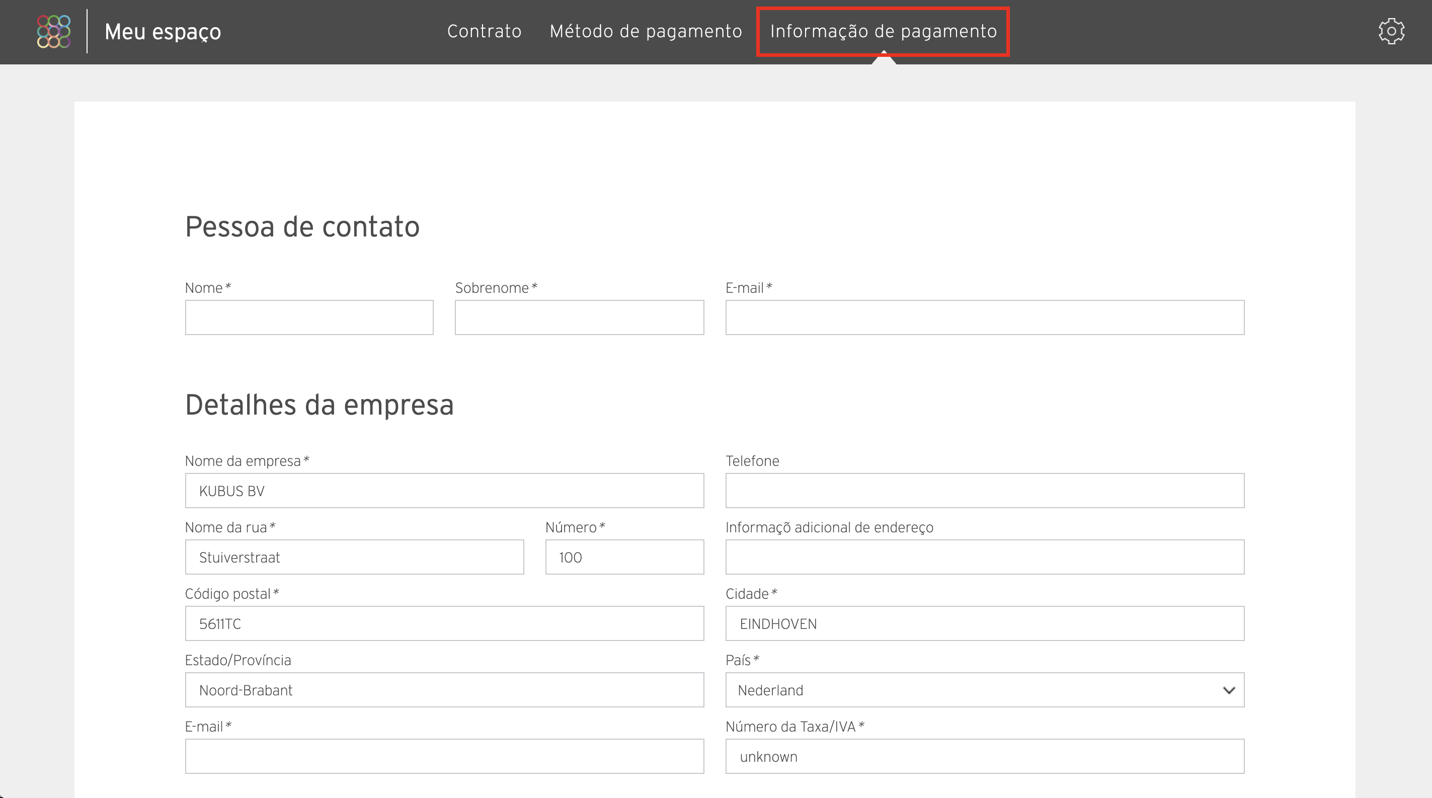 Alterar As Informações De Faturamento E O Método De Pagamento De Uma Assinatura 4786