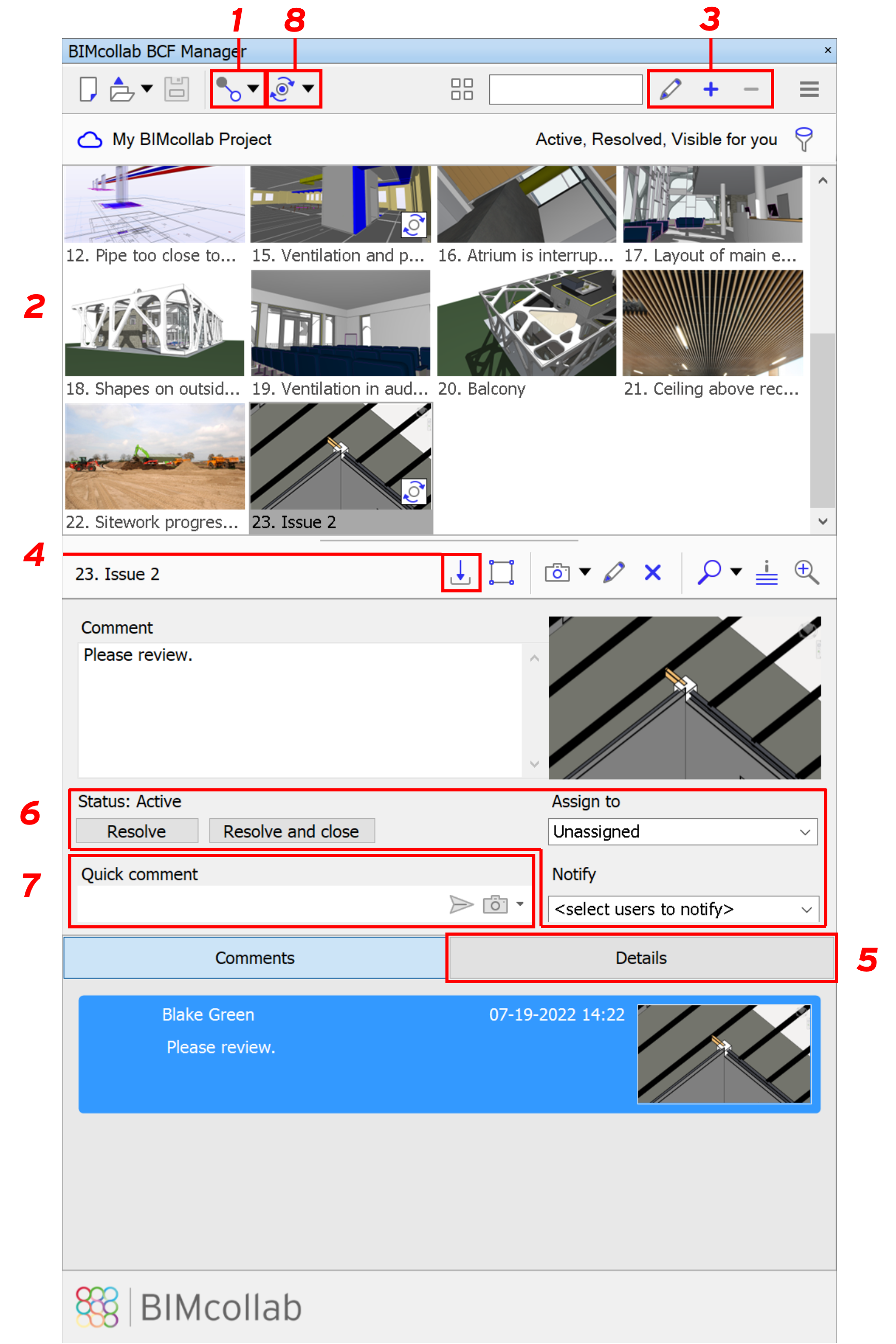 Quick Start Guide BCF Manager Navisworks