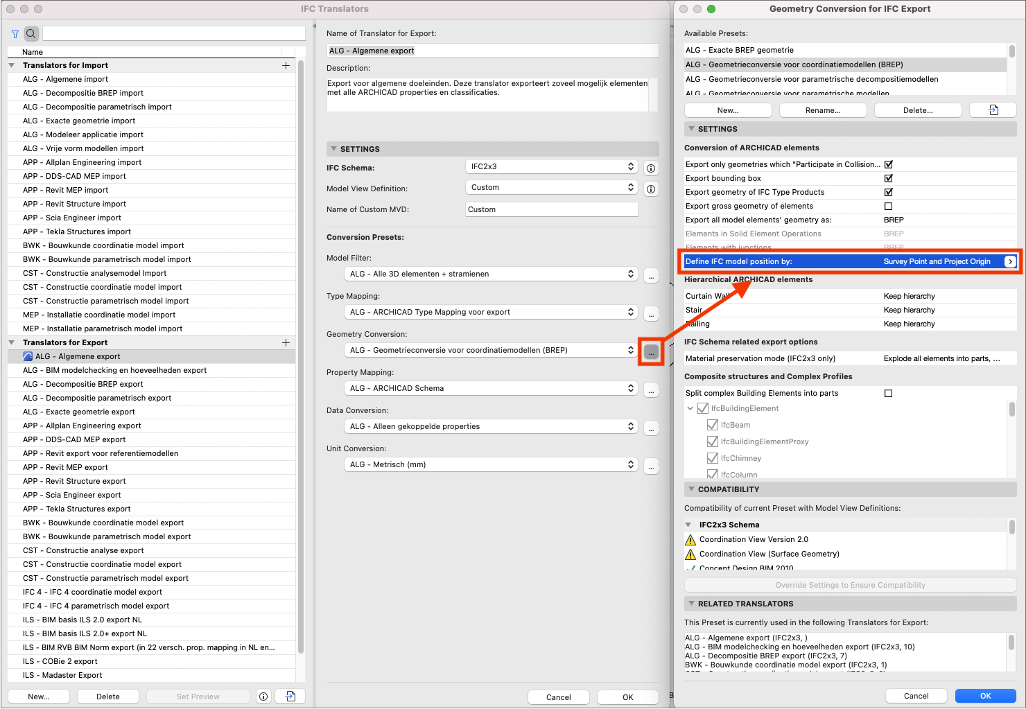 Use modelos do Archicad para coordenação de modelos