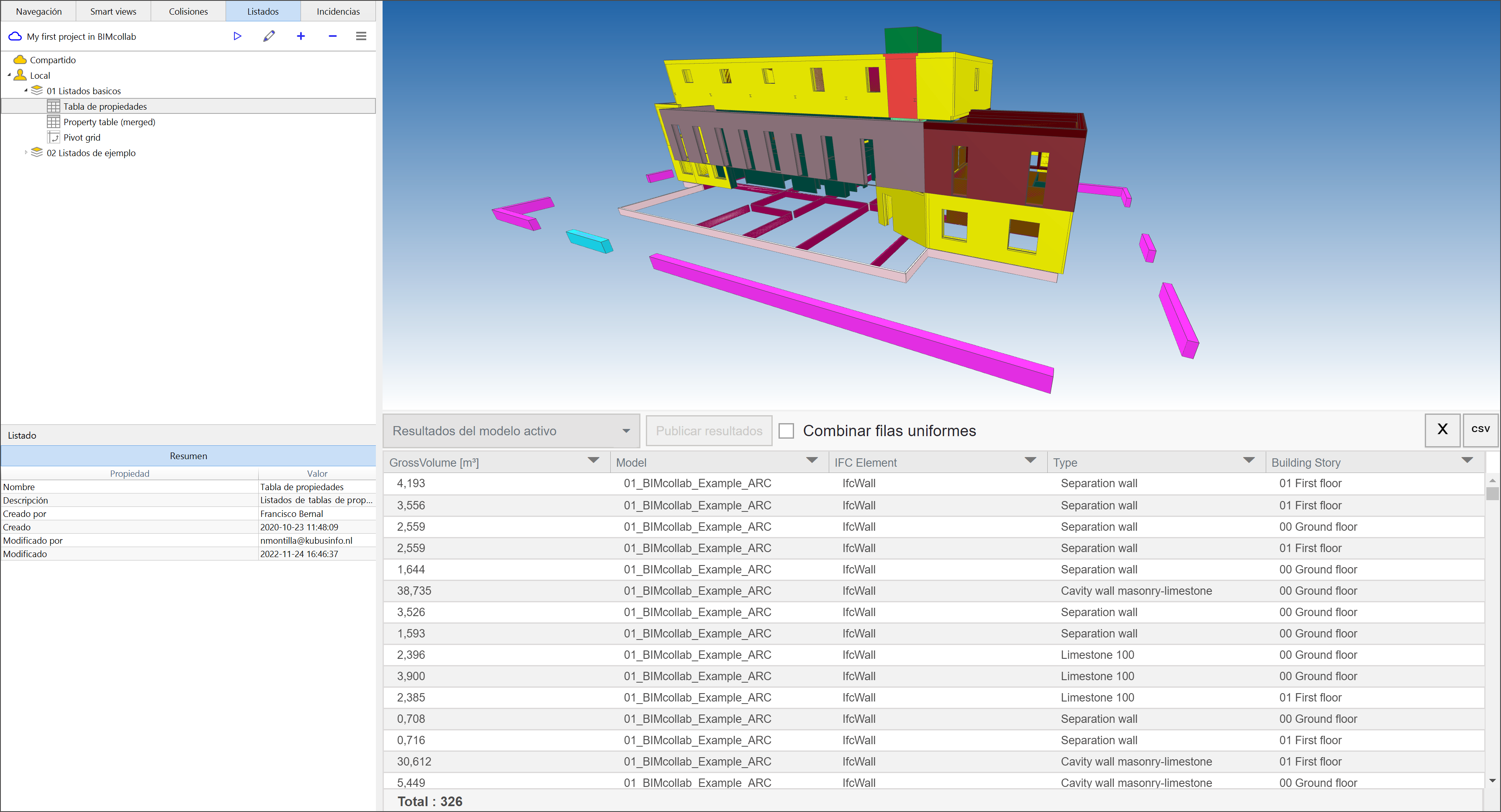 Configuración De Listados En BIMcollab Zoom