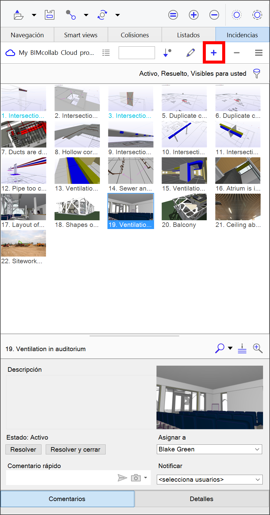 Crear Y Editar Incidencias En BIMcollab Zoom